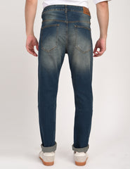 Men Slim Fit Mid-Rise Distressed Jeans