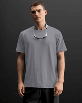 Men's Gray Crew Neck T-Shirt