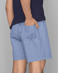 Light Blue Patterned Boxers