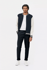 Men Black Slim Fit Chinos Trouser