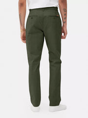 Men Olive Slim Fit Chinos Trousers