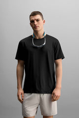 Men's Black Crew Neck T-Shirt