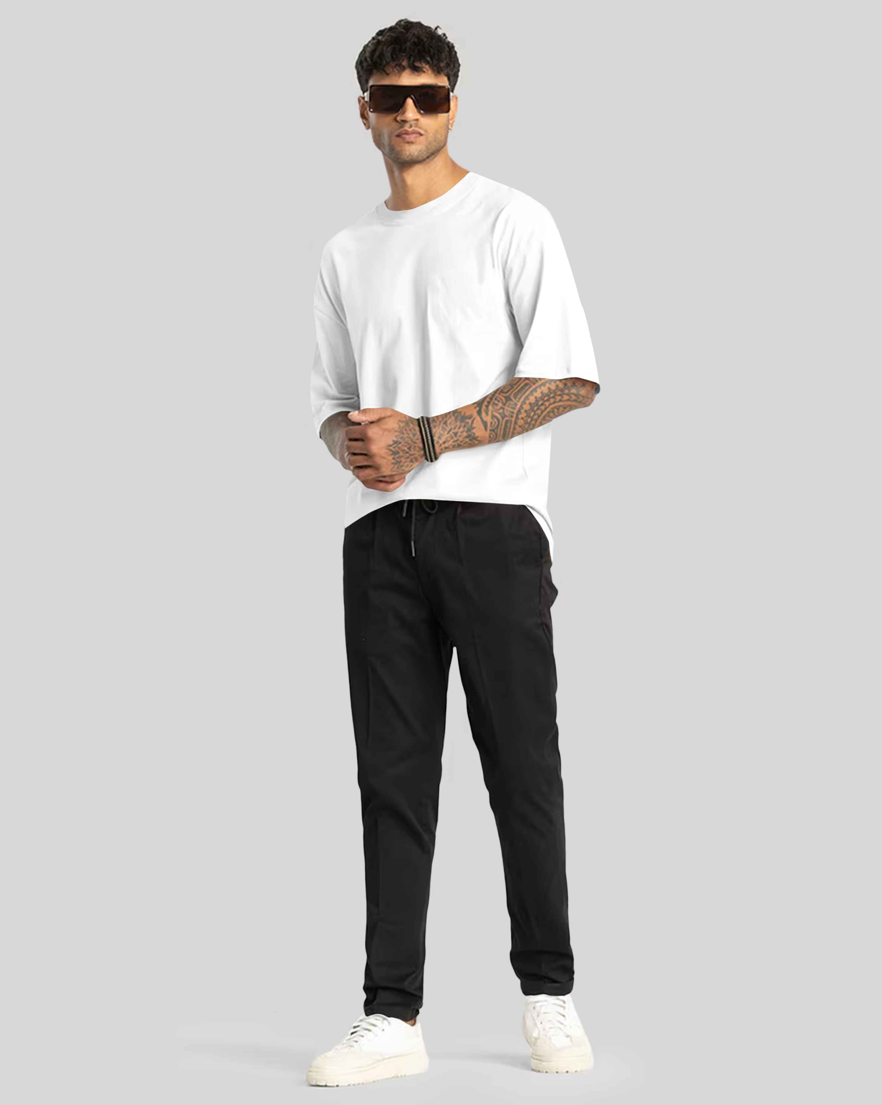 Men Oversized Crew Neck T-shirt