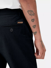Men Black Slim Fit Chinos Trouser