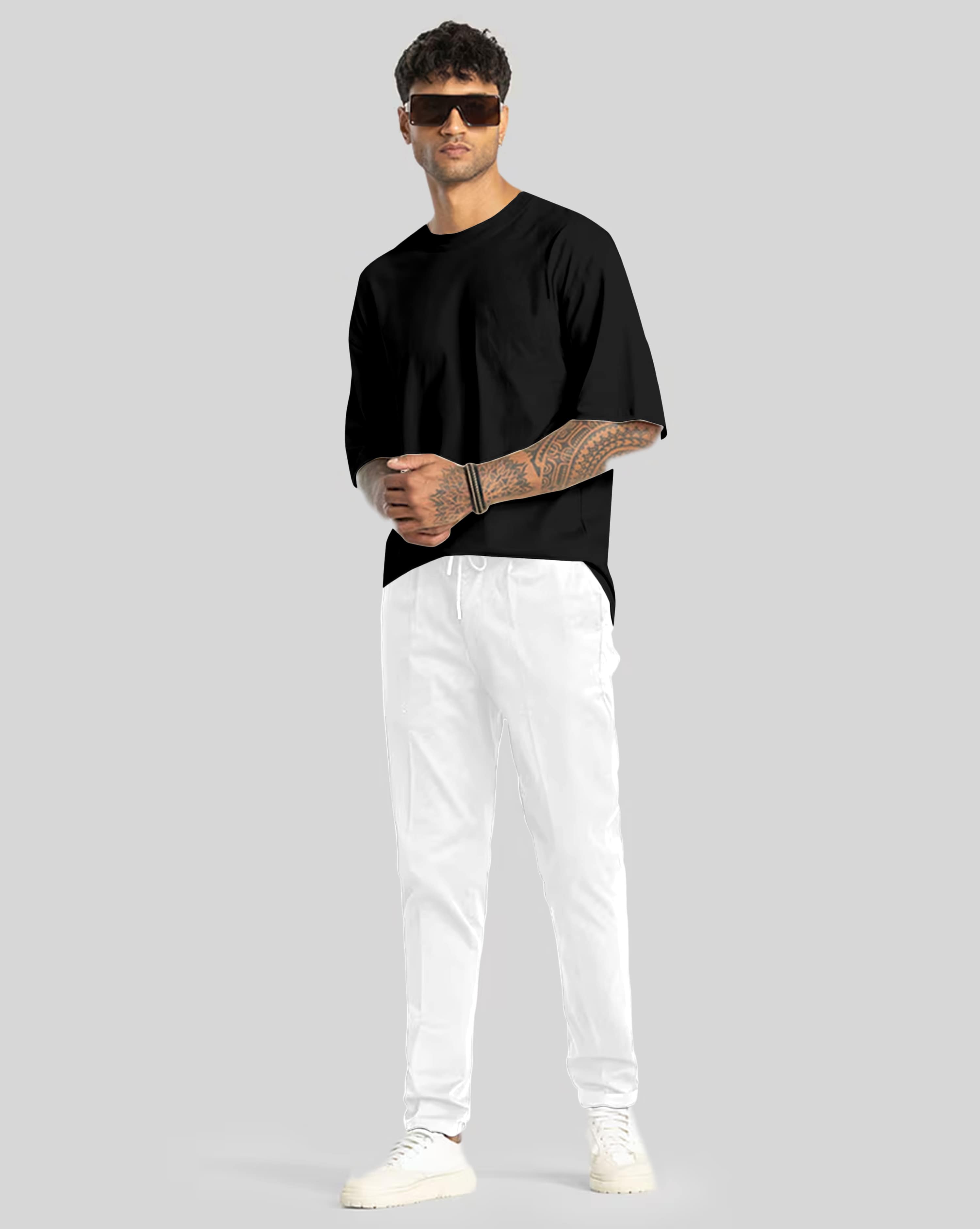 Men's Oversized Black T-Shirt