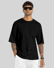 Men's Oversized Black T-Shirt