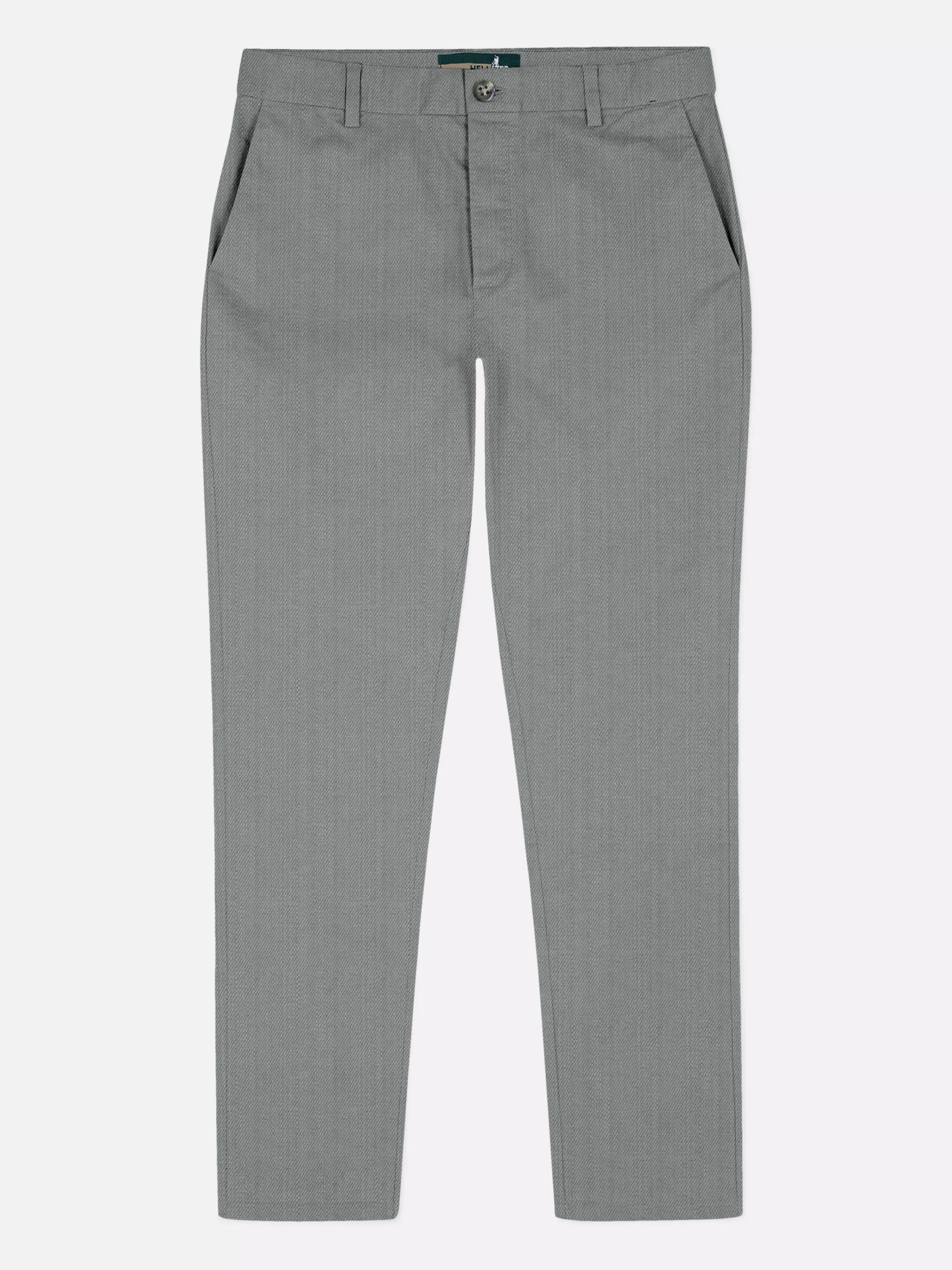 Men Grey Slim Fit Chinos Trousers